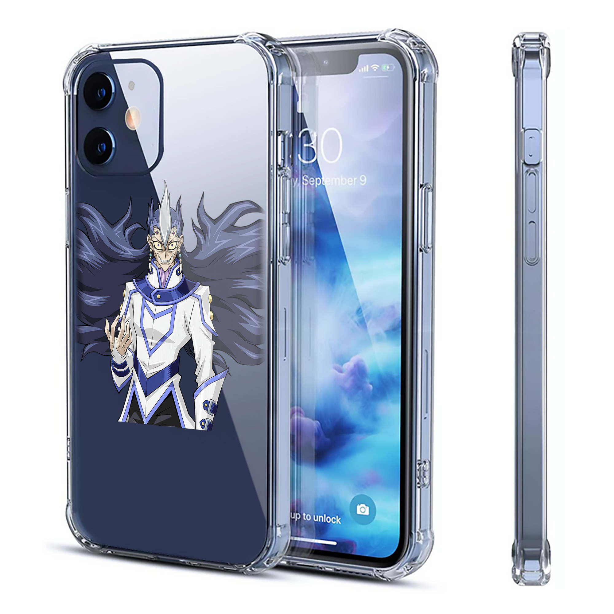 （画像用） 遊☆戯☆王 Yu-Gi-Oh! 【iPhone 12シリーズ対応】透明スマホケース（クリアソフトケース）